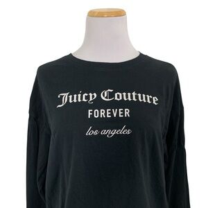 Juicy couture x forever 21 cropped long sleeve jersey T Shirt M Juicy Forever